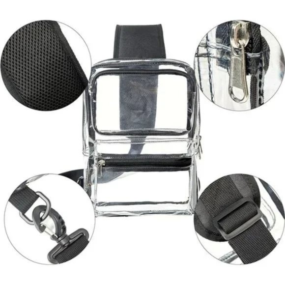 New Clear Sling Backpack Transparent Bag ✨Host Pick✨ - Picture 2 of 8